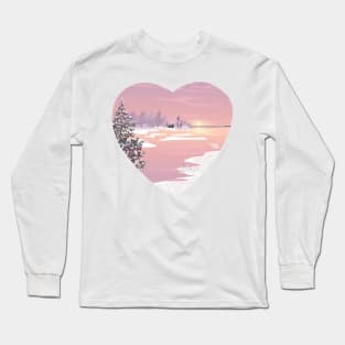 Wonderful pink sunset Long Sleeve T-Shirt